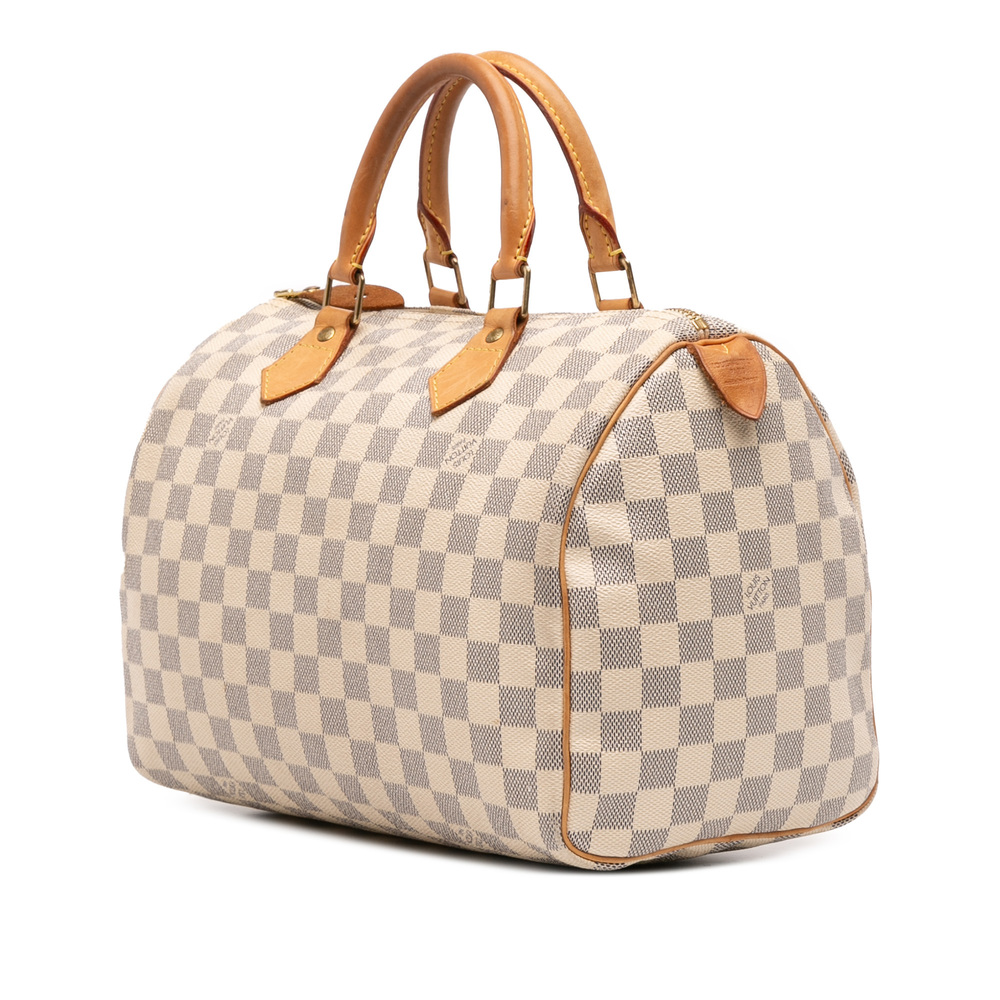 Pre-Loved Louis Vuitton Damier Azur Speedy 30 - Picture 2 of 10